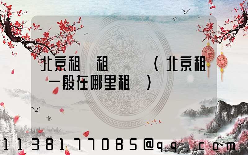 北京租車租車熱線(北京租車一般在哪里租車)