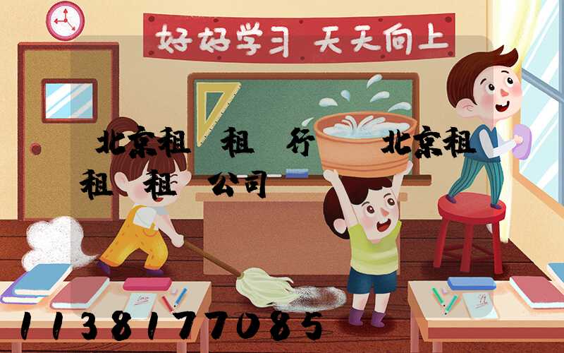 北京租車租車行業(北京租租車租車公司)